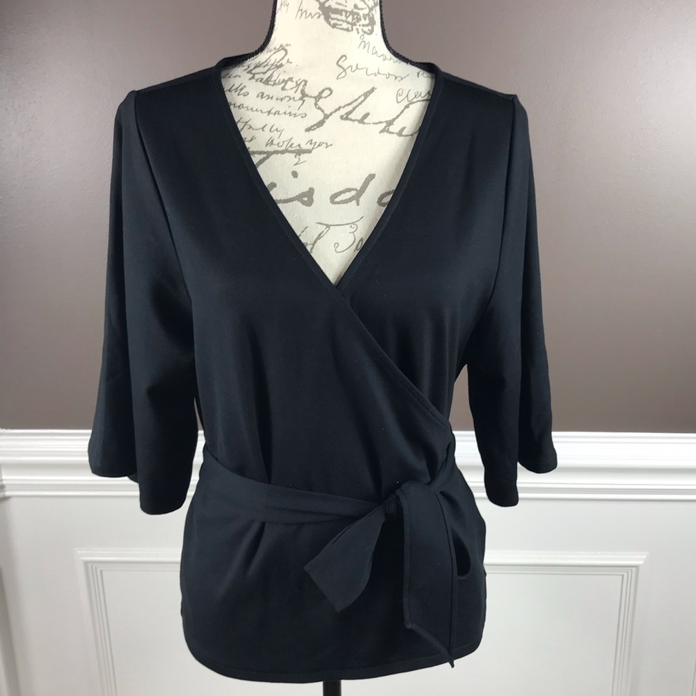 Express V-Neck Wrap Top